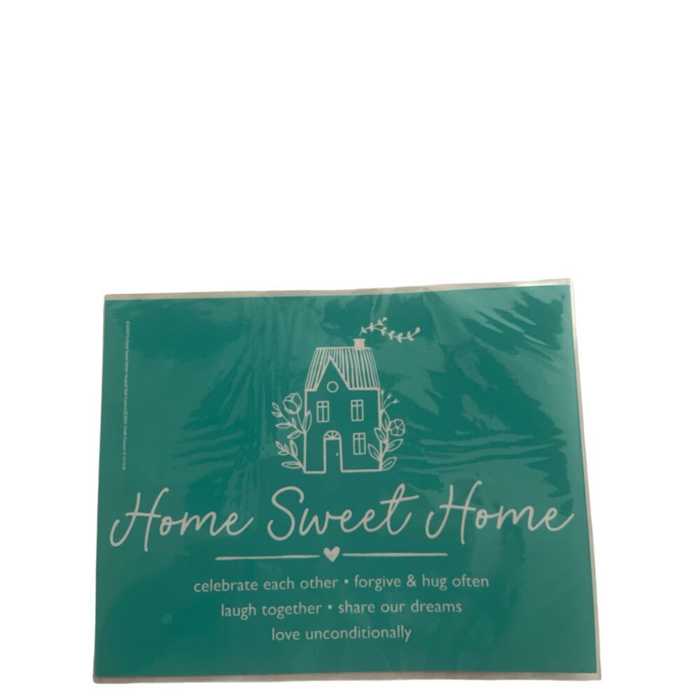 NWT Home Sweet Home Chalk Couture 8.5 x 11 Reusable Transfer